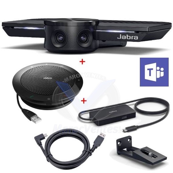 Pack comprenant PanaCast + Câble USB + Speak 510 offert Pack Conférence