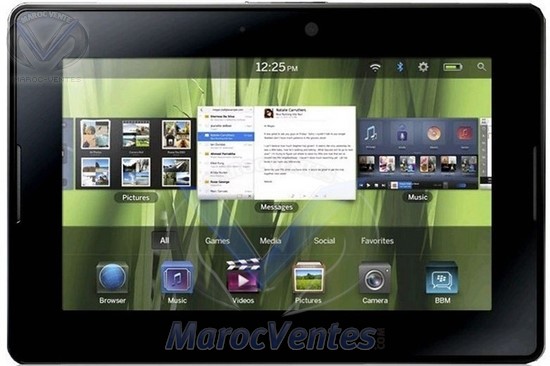 Blackberry Playbook 16 Go 7" avec Bluetooth, USB,Wifi Blackberry Playbook 16 Go