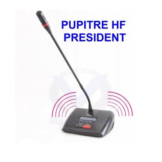MICROS SALLE DE CONFERENCE Pupitre HF President