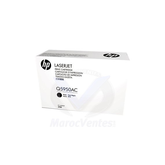 Cartouche de toner noir LaserJet Original Contract 11000 pages Q5950AC