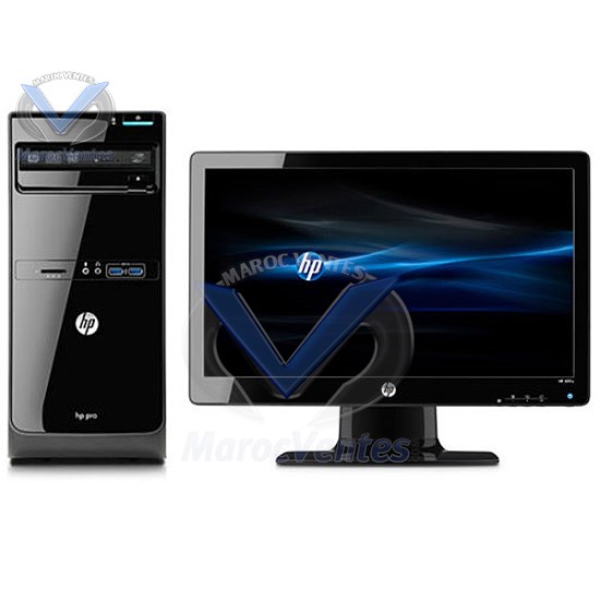 HP Pro 3500 MT Intel Core i3 - 2120M - 2GB DDR3 , 500-GB Serial ATA + Ecran hp LED 20" QB301EA