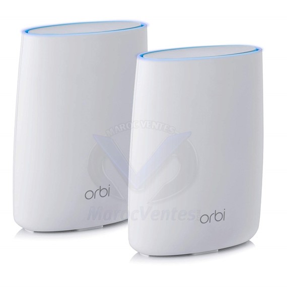 WiFi Réseau maillé (mesh network) 400 Mbps en 2,4 Ghz, 1733 + 867 Mbps en 5 GHz 1000 Mbps RBK50