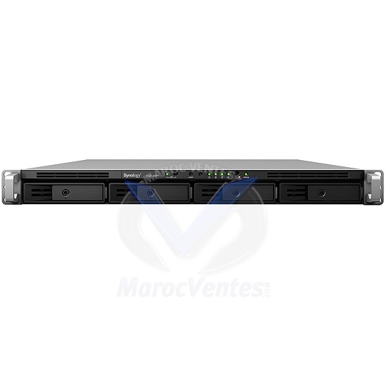 Serveur NAS aux Nombreuses Fonctionnalités 4 Baies Dual Core 2.13 Ghz 2 Go Ram 4 LAN Gigabit RS814+