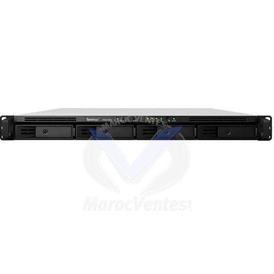 Serveur NAS 4 Baies Hautes Performances Evolutif avec Alimentation Redondante RS815RP+