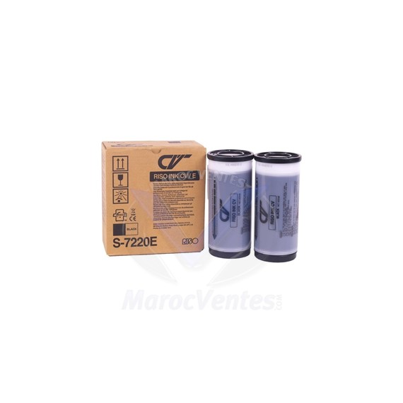 Pack de 2 cartouches encre noire 15000 impressions pour duplicopieur CV-303 S-7220E