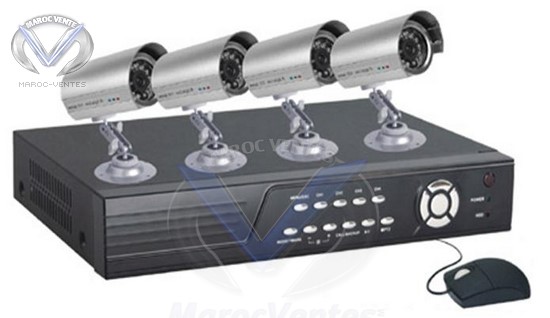 DVR Kits à 4 caméras avec connexion à distance SE-4CH6004B
