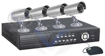 DVR Kits à 4 caméras avec connexion à distance SE-E4CH600AB-2