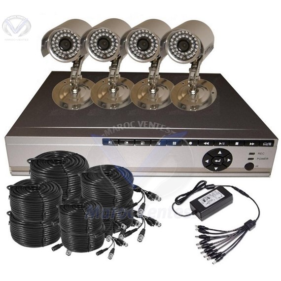 Camera couleur 1x4-CH H264 mobile surveillance DVR with VGA 4x SE-RD614-CI312D
