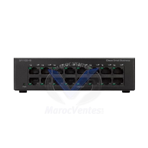 Switch 16 ports ethernet 10/100 Mbps non géré SF110D-16-EU