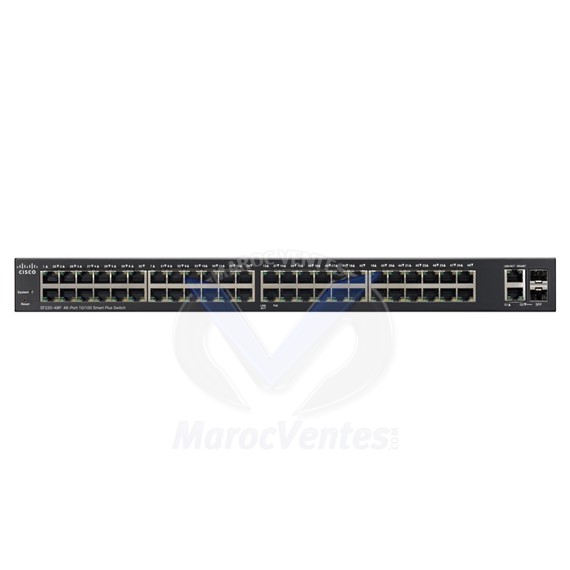 Switch 48-Port 10/100 PoE Smart Plus SF220-48P-K9-UK