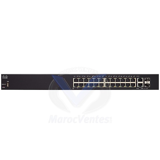 SF250-24P 24-Port 10/100 PoE Smart Switch SF250-24P-K9-EU