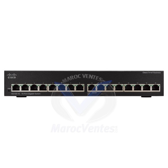 Switch Small Business 16 ports 10/100/1000 Mbps non géré Montable sur rack SG110-16-EU