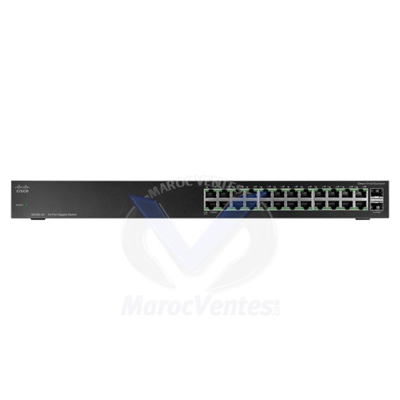Switch 24-Port PoE Gigabit Ethernet SFP Montable sur rack 1U SG110-24HP-UK