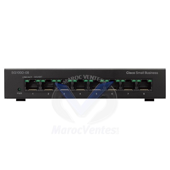 Switch 8 ports Ethernet 10/100/1000 PoE SG110D-08HP-EU