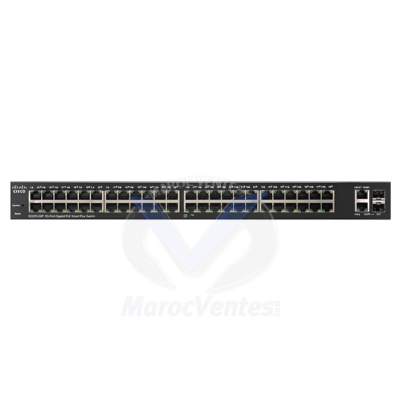 Switch 48 Ports PoE + 2 x SFP Gigabit combiné SG220-50P-K9-EU