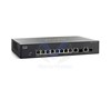 Switch Gigabit Manageable SG300-10PP8 ports 10/100/1000 PoE+ 62W + 2 Ports Combo mini-GBIC SG300-10PP-K9-EU