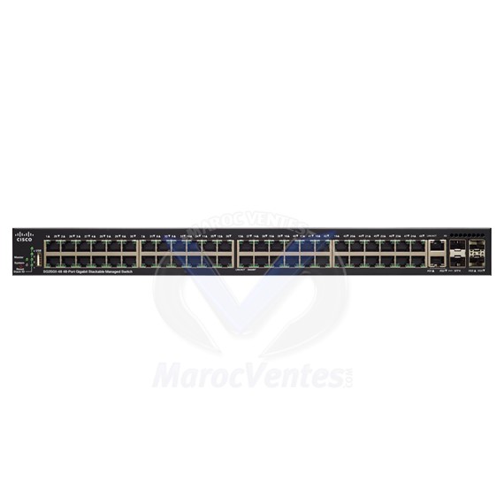 Switch 4 -Port Gigabit PoE Stackable Managed SG350X-48MP-K9-UK
