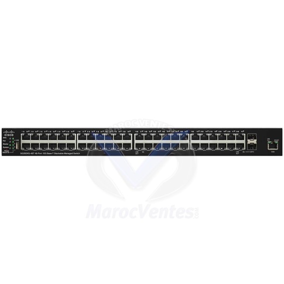 Switch manageable 46 ports 10 Gigabit Ethernet + 2 combo SFP SG350XG-48T-K9-EU