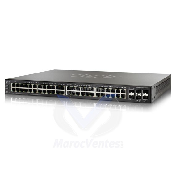 48-Port Gig POE 4-Port 10-Gig Stackable Managed Switch SG500X-48P-K9-G5
