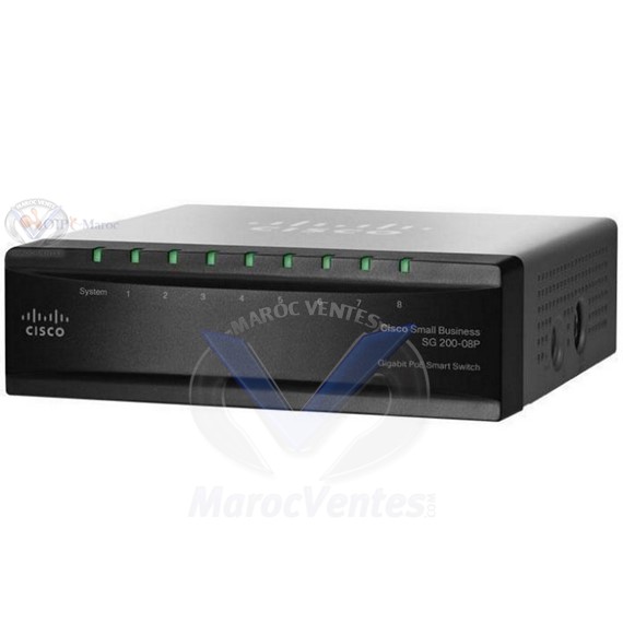 Switch Gigabit PoE manageable 8 ports SLM2008PT-EU