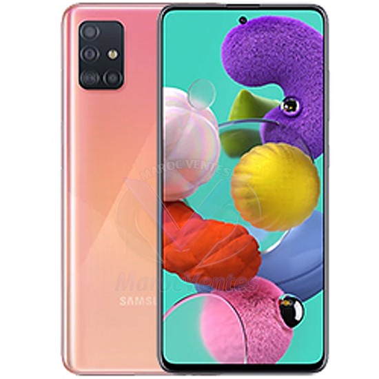 Smartphone A51 PINK Octa Core (Quad 2.3GHz+Quad 1.7GHz ) SM-A515FZIWMWD