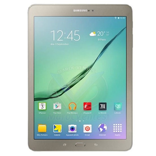 SAMSUNG TAB S2 Gold Noir & Blanc 8 Pouces 3G 32GO Android 2Mp 8Mp SM-T715NZDEMWD