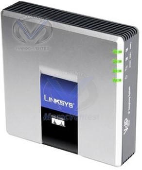 Adaptateur téléphonique analogique avec 2 ports FXS pour VoIP SPA-9000