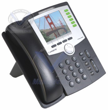 Téléphone VoIP 6 lignes avec 2 ports Ethernet 10/100Base-TX SPA962-EU
