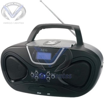 Chaîne HIFI portable MP3 avec lecteur de carte et port USB SR 4327 CD/MP3/USB/CR