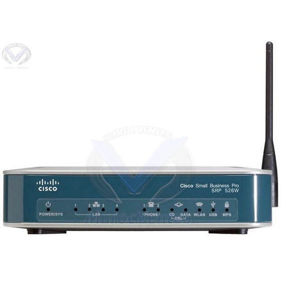 Routeur sans fil avec commutateur 4 ports (intégré) SRP526W-K9-G5