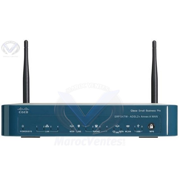 Routeur sans fil DSL avec commutateur 4 ports SRP547W-E-K9