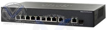 Switch SG300-10P - Commutateur série 300 8 ports SRW2008P-K9