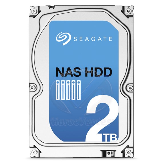 SEAGATE NAS HDD +RESCUE 2TB SATA 6GB/S 64 MO ST2000VN001