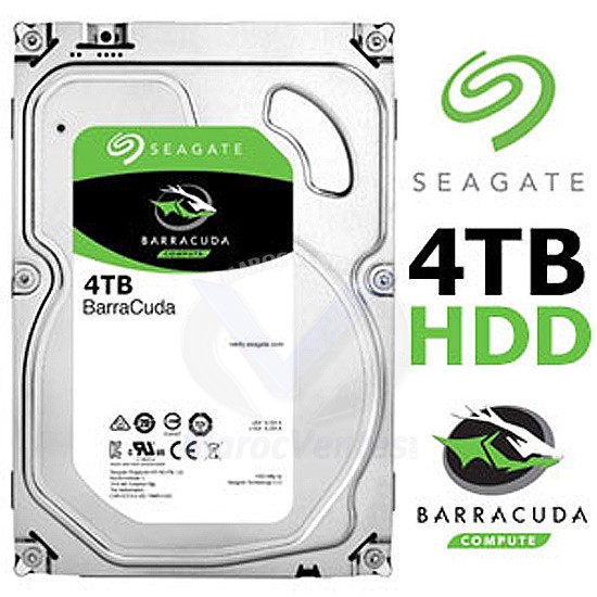 Disque Dur BarraCuda 4 To 3.5" SATA III 64 Mo ST4000DM005