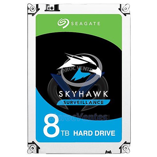 Disque Dur SkyHawk 8 To SATA III 6 Gb/s 7200 tpm 256 Mo ST8000VX0022