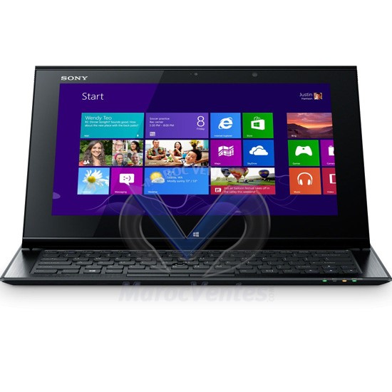 PC Portable Intel Core i3-3217U 128 Go SSD 4096 Mo Windows 8 Noir SVD1121P2EB