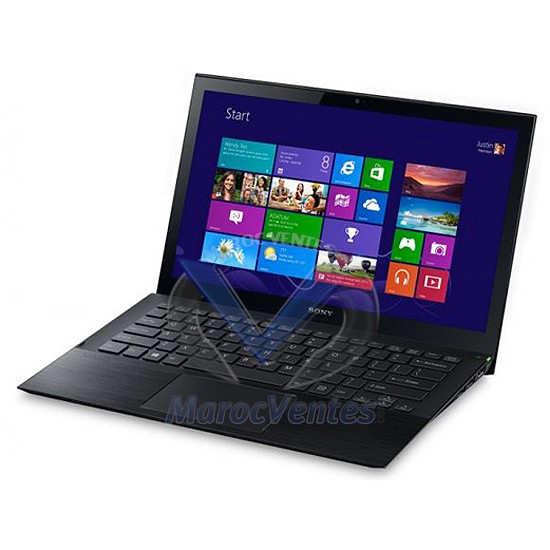 PC Ultrabook - Core i7  Ecran 13.3",  mise à niveau inférieure vers Windows 7 Pro 32 bits / Windows 8 Pro 64 bits SVP1321R4EBI