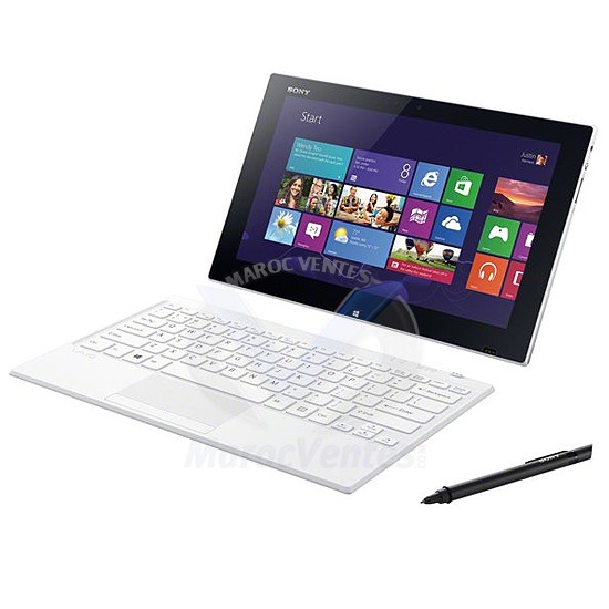 PC   Tablette  11,6" (29,4 cm) Intel Pentium 1,2 GHz 128 Go Windows 8 64 bits blanc SVT1121B2EW