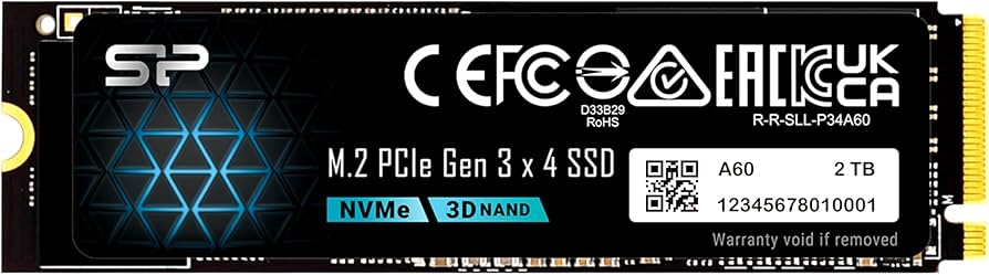 M.2 2TB PCIE NVME 2280 GEN 3X4 SP002TBP34A60M28