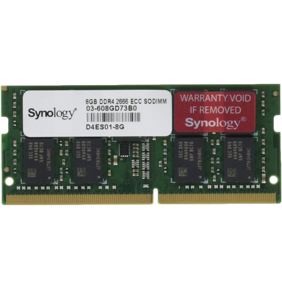 Mémoire 8GB SODIMM ECC DDR4 12M D4ES01-8G
