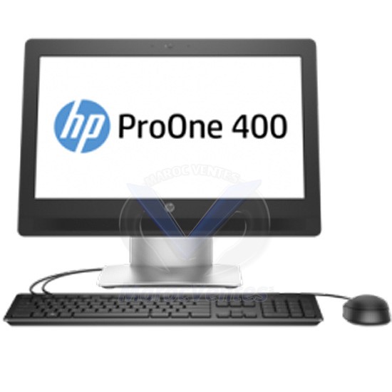 PC Bureau HP 400G2 AiO i3-6100T 4GB 500GB FreeDos 1Yr Wty  Ecran 20" T4R12EA