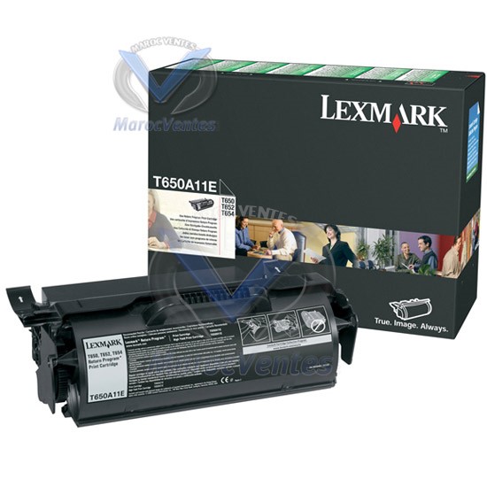 Cartouche Toner Laser Noir T650A11E