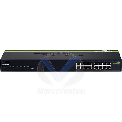 Swich 16 Ports 10/100 Mbits à Haute Performance 19" TE100-S16G