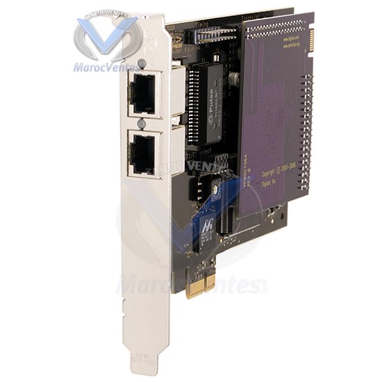 Carte Asterisk PCI ou PCI Express, 2-Port PRI/RNIS. Disponible avec module Anti-Echo TE220