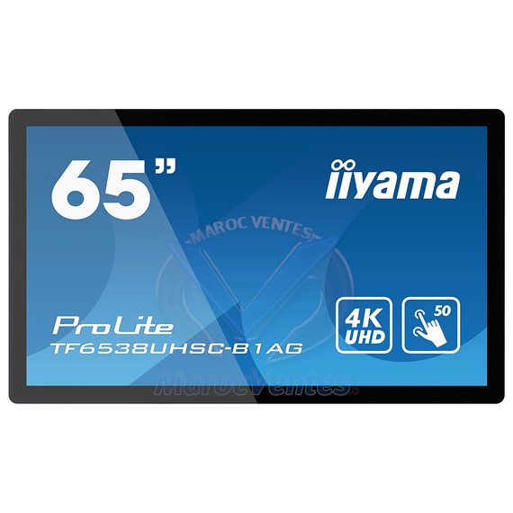 Écran tactile interactif 3840 x 2160 Ultra HD 4K HDMI Haut-parleurs intégrés 24/7 TF6538UHSC-B1AG