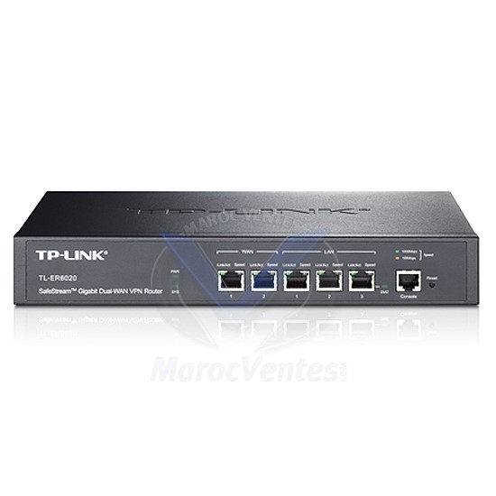 Routeur - commutateur 2 ports - Gigabit Lan - Montable sur rack TL-ER6020