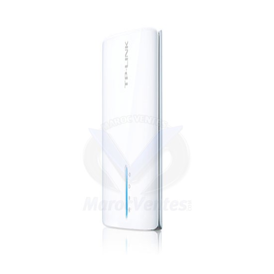 Routeur Portable Sans Fil  avec Batterie Chargeable 1 Port WAN/LAN  1 USB pour 3G  1 mini-USB pour Alimentation TL-MR3040