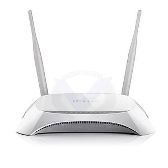 Routeur Wireless N300  3G/3.75G  4 Ports LAN 10/100  1 Port WAN  1 Port USB pour 3G TL-MR3420