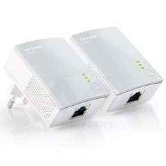 AV600  Nano Powerline Ethernet Adapter Starter Kit, Ultra Compact Size, 500Mbps Powerline Data Rate, 1 Fast Ethernet port, HomePlug AV, Green Powerline, Plug and Play, Twin Pack
