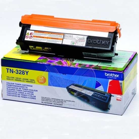 Cartouche de Toner Jaune Imprime Jusqu à 6000 Pages TN-328Y